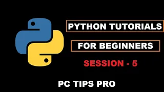Python Tutorial For Beginners Data Types and Variables Demonstration of Code Session