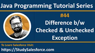 44 Java Difference between checked and unchecked exception in java by Sanjay Gupta