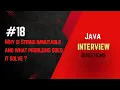 Why is String immutable and what problems does it solve Java Interview