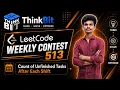 Count of Unfinished Tasks After Each Shift LeetCode Weekly Contest 513 Q3