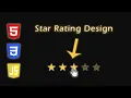 How To Make a JavaScript Star Rating Design - HTML CSS JavaScript