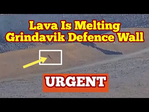 Download MP3 URGENT: Lava Is Melting Grindavik L12 Defence Wall, Iceland KayOne Volcano Eruption Update