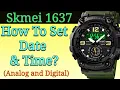 Skmei 1637 Watch Time Setting How To Set Skmei Date Time