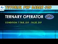 Ternary Operator dan Latihan Percabangan Genap Ganjil - Tutorial PHP Dasar
