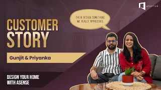 Gunjit Priyanka Stunning Home Interior Design by Asense Folium by Sumadhura Bangalore