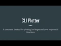 CLI Plotting