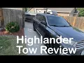 Toyota Highlander Towing Review - Best Sub 10K Towing Midsize SUV