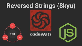 Codewars Reversed Strings 8 kyu TDD in JavaScript
