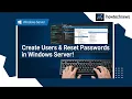 How to Create a User and Reset Password in Windows Server Complete Guide Howtechnews