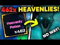 I Used 462 HEAVENLIES Rolled 3 BILLION RARITY AURAS Sol s RNG
