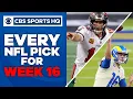 Every Pick For NFL Week 16 Rams rebound to upset Seahawks CBS Sports