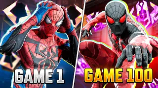 I Grinded 100 Games of Spider-Man To See if I Can MASTER The HARDEST Marvel Rivals Hero