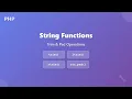 PHP String Functions Trim Pad - Clean and Format Strings Easily