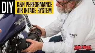 k u0026n performance air intake system installation
