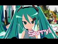 Hatsune Miku issues out a formal apology for being too cute Kawaiikute Gomen