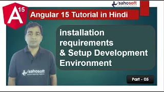 installation requirements Setup Development Environment Angular 15 Tutorial in Hindi