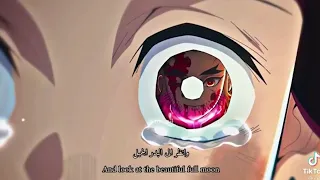 اغنية حلمي تحطم واختفى تصميم انمي Kimetsu No Yaiba 