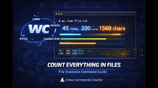 wc Command Tutorial Count Words Lines Characters in Linux Git Bash