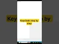 keycloak step by step with docker made easy