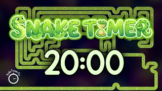 20 Minute Snake Maze Challenge Fun Visual Timer for Kids
