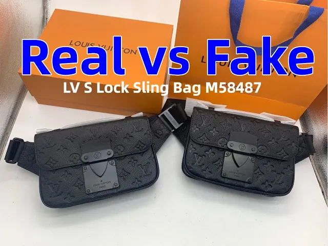 Download MP3 Real vs Fake Louis Vuitton S Lock Sling Bag M58487 Detailed Comparison