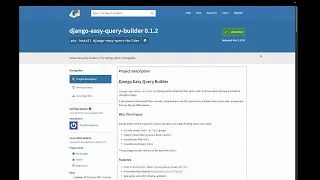 Django Easy Query Builder Tutorial
