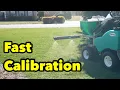 Fast Sprayer Calibration