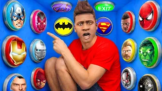 Trapped With 100 Avengers Mystery Buttons