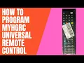 How to Program MYHGRC Universal Remote Control Step by Step Preprogrammed for Most Major Brands