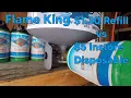 How to Refill 1 lb Propane Tanks Flame King 1 lb Refillable Tanks 1 30 vs 5 per Disposable