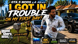 GTA 5 MODS LET S GO TO WORK I GOT IN TROUBLE ON MY FIRST DAY AS A VALET LA REVO 2 0