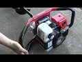 Harbor Freight Predator Gas Powered Auger First Start-up Post hole digger