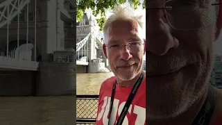 14th of August 2025, the skipper of MV Lady Liselot is moored near London Tower Bridge