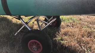 UPDATE Cheap Walmart Kayak Cart NOT Good for Heavy Kayaks