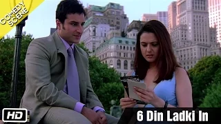 Download 6 Din ladki In - Comedy Scene - Kal Ho Naa Ho - Shahrukh Khan, Saif Ali Khan \u0026 Preity Zinta MP3