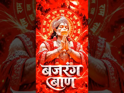 Bajrang Baan Powerful Superfast 🔥 बजरंग बाण Fast With Lyrics 🚩 #Shorts