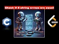 Leetcode n 1662 Check If Two String Arrays are Equivalent