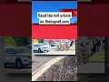 Pedestrian Flown Out After Being Struck By Vehicle