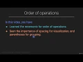 Order of operations - Master Math by Coding in Python