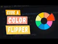 Code a Color Flipper Project with HTML CSS and JavaScript