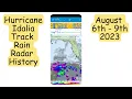 Hurricane Idalia Track Rain Radar History 2023