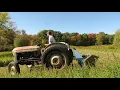 Ford 641 Running a 7ft Flail Mower