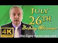July 26 Zodiac Horoscope and Birt ay Personality July 26th Birt ay Personality Career Horoscope