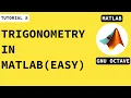 Trigonometric functions in Matlab Trigonometry made easy Matlab Course for beginners GNU Ocatve