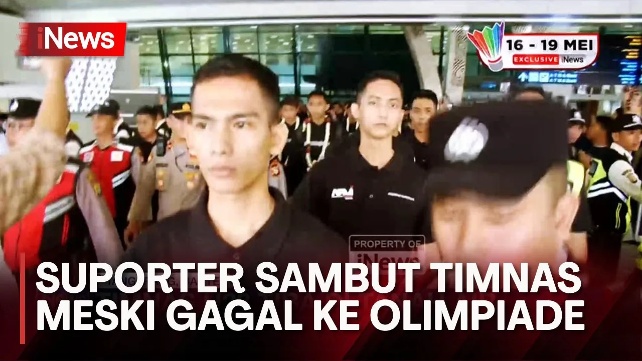 Timnas U-23 Tiba di Tanah Air, Disambut Ratusan Suporter - iNews Sore 11/05