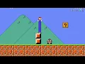 Every time Mario jumps, he gets TALLER!