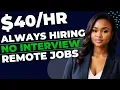 Four Remote Jobs NO EXPERIENCE No Interview That You Can Start Today