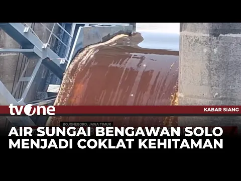 Sungai Bengawan Solo Tercemar Limbah