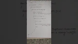 Java program to print duplicate characters from a string