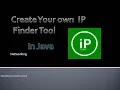 create ip finder tool in java